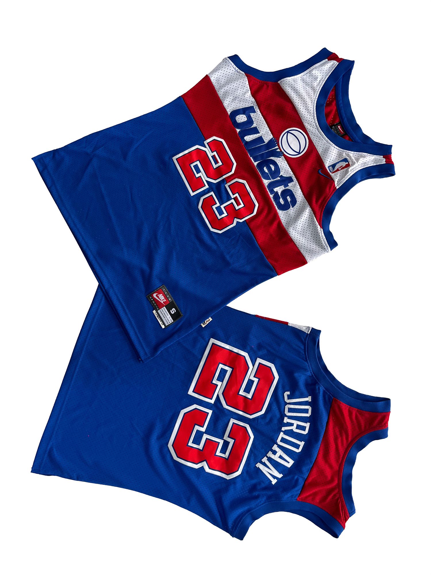 Men Washington Wizards #23 Jordan Blue Throwback NBA Jersey->washington wizards->NBA Jersey